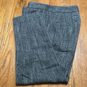 Ann Taylor Black Mulit Ankle Pant 8P